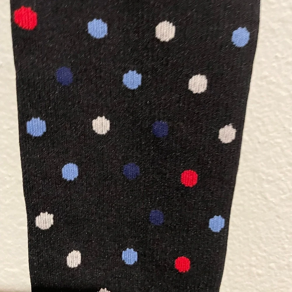 Black Polka dot women’s compression socks. S-M